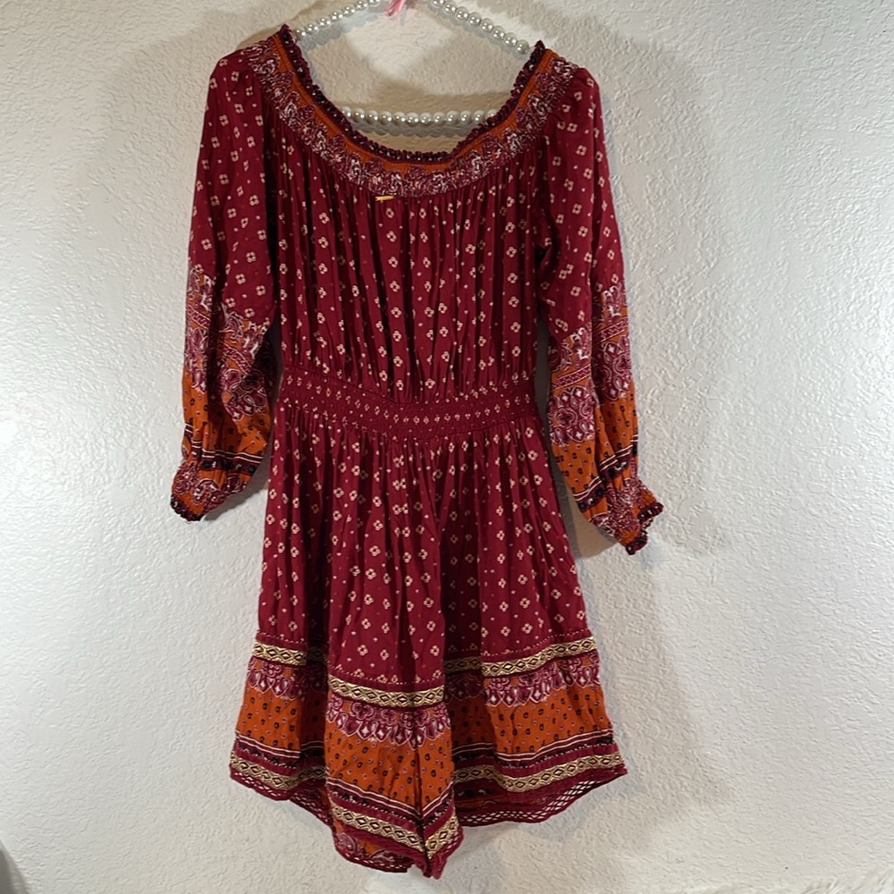 SUPERDRY Ameera Off The Shoulder Playsuit Romper Size 6 - Picture 7 of 16
